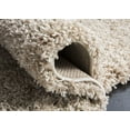 thumbnail image 5 of SAFAVIEH California Plush Solid Shag Area Rug, Beige, 5'3" x 5'3" Round, 5 of 13