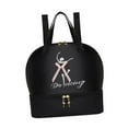 thumbnail image 2 of Kuntesetty Ballet Dance Backpack Comfortable Cute Storage Bag for Dancing Sports Travel Black, 2 of 9