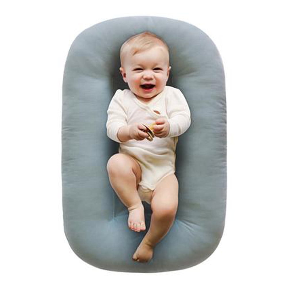 Snuggle Me Organic Infant Lounger - Slate - Walmart.ca