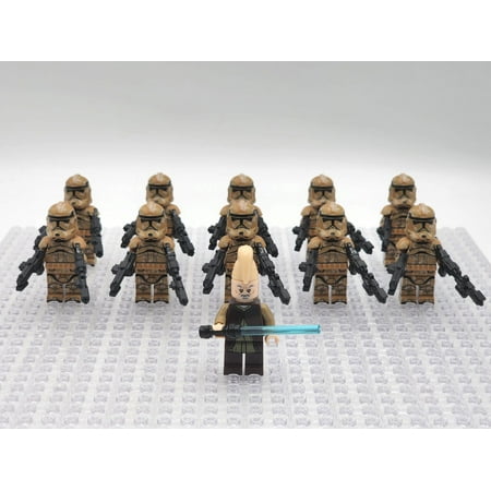 Star Wars Ki-Adi-Mundi Geonosis Custom Clones Troopers x11 Minifigures Set