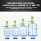 thumbnail image 5 of Bomba dispensadora de agua | Dispositivo manual de presión de agua | Bomba portátil de prensa manual para acampada en restaurantes en la oficina en casa | Encaja con agua embotellada estándar, 5 of 8