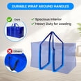 thumbnail image 3 of Bolsas de mudanza Simple Deluxe extra grandes, paquete de 6, azules, 95 l/25 galones, 3 of 7