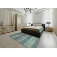 thumbnail image 4 of Ahgly Company Indoor Rectangle Contemporary Green Abstract Area Rugs, 7' x 10', 4 of 6