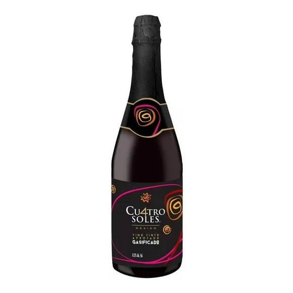 Vino Tinto Cuatro Soles Afrutado Espumoso 700 ml