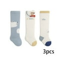 thumbnail image 2 of LYMAYTER 3 Pair ‌Baby Girls Boys Animal Knee High Socks Warm Cotton for Toddlers Infants Winter Style 0-3Y, 2 of 8
