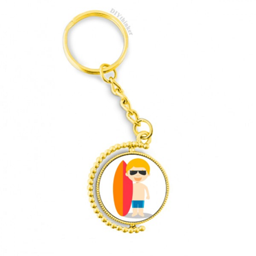 surfing australia cartoon metal connector key chain  accessory en keyholder