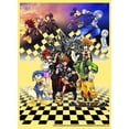thumbnail image 2 of Junior's Kingdom Hearts 1.5 Box Art Racerback Tank Top Banana 2X Large, 2 of 4