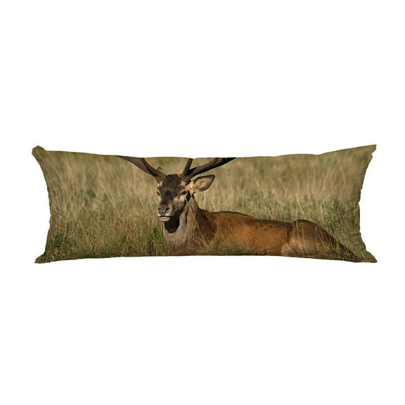 ECZJNT Red deer old stag Pillow Cover Body Pillowcase Pillow Protector 20x60 Inch