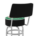 thumbnail image 6 of Coca-Cola Red and Green Padded Swivel Bar Stool with Back, 6 of 6