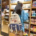 thumbnail image 2 of Vibrant Pastel Kawaii Backpack Rucksack - Spacious, Durable, and Adorable School Bookbag with Cute Pin, Accessories, and Multiple Pockets for Teen Girls, 2 of 5