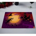 thumbnail image 2 of PKQWTM Halloween ghostly castle moonlight Kitchen Dining Table Mats Placemats Size 12x18 Inches, Set of 2 Pieces, 2 of 2