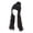 A, variant on Hat Knit Hat With Hair Attached For Women Long Wavy Hair Extension Knit Hat with Fluffy Long