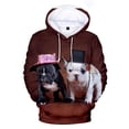 thumbnail image 5 of Sudadera con capucha de bulldog francés con estampado 3D de animales, perro, mujer, hombre, niña, chaqueta informal estilo Harajuku, ropa de calle, abrigo de manga larga, 5 of 5