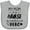 AC-Heather Grey, variant on Inktastic My Mom is a Nurse and a Hero Boys or Girls Baby Bib