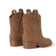 thumbnail image 5 of DREAM PAIRS Girls Cowboy Boots Low Heel Western Embroidered Mid Calf Cowgirl Boots for Toddler Little Kid Big Kid, 5 of 5