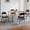 Leather Black, variant on Bigleap 2-Pack Fabric Padded Folding Chairs – Indoor/Outdoor Dining Chairs with Cushioned Seat and Back for Home, Office, Events, Wedding, Party, Black and Gray