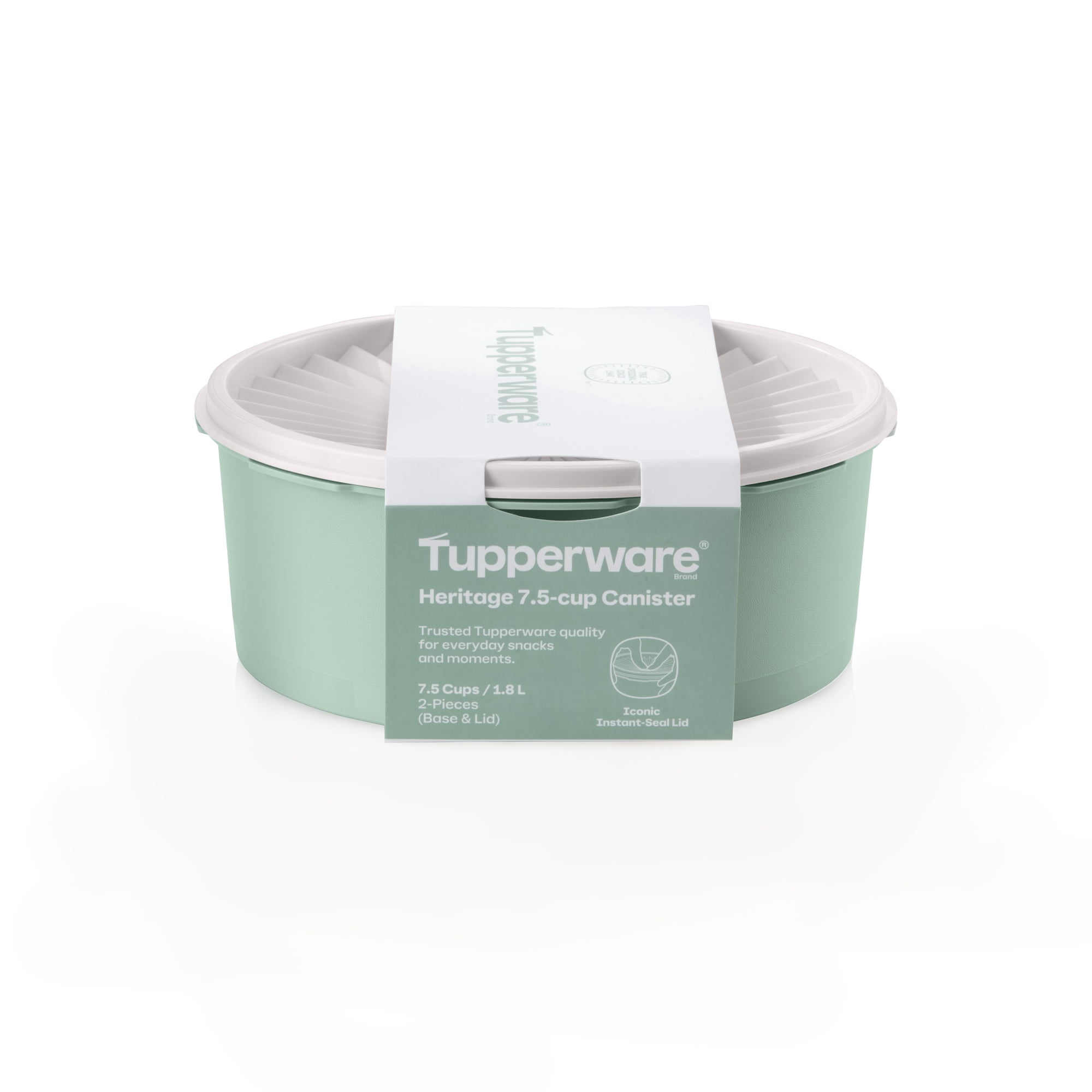 Tupperware Heritage 7.5-Cup Cookie & Food Storage Container with