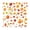 A, variant on Trovenix Fall Stationary Window Stickers Colorful Maple Leaf and Pumpkin Removable Decoration for Kindergarten Classroom Thanksgiving