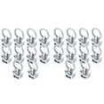 thumbnail image 1 of 20Pcs Single Stud Fitting L Track 4,000LB Capacity with Stainless Steel Round Ring Aluminum Keeper, 1 of 6
