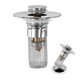 thumbnail image 1 of Uxcell 1-Pack Tapón de Lavabo de Baño Captador de Cabello con Canasta de Acero Inoxidable Removible [Plateado], 1 of 1