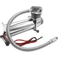 thumbnail image 3 of Vixen Air Suspension Kit for Truck/Car Bag/Air Ride/Spring. On Board System- 200psi Compressor, 5 Gallon Aluminum Tank. For Boat Lift,Towing,Lowering,Load Leveling Bags,Train Horn,RV VXX1209H/4850CF, 3 of 10