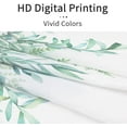 thumbnail image 3 of Cortina de ducha de hoja verde, tela de baño floral de acuarela rústica suculenta con hoja de eucalipto verde salvia de primavera con ganchos 180*180CM ER, 3 of 5