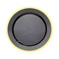 thumbnail image 3 of Balsa Circle 10 Black 7" Disposable Round Plastic Dessert Plates Gold Rim, 3 of 8