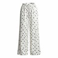 thumbnail image 6 of Casual Pants For Women Summer Wide Leg Loose Vacation Casual Daily Relaxed Trousers, 6 of 6