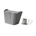 GARENDE Hanging Basket with Lid Handlebar Bike Basket for Mountain