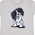 thumbnail image 4 of Inktastic Tri Color King Charles Spaniel Boys or Girls Toddler T-Shirt, 4 of 5