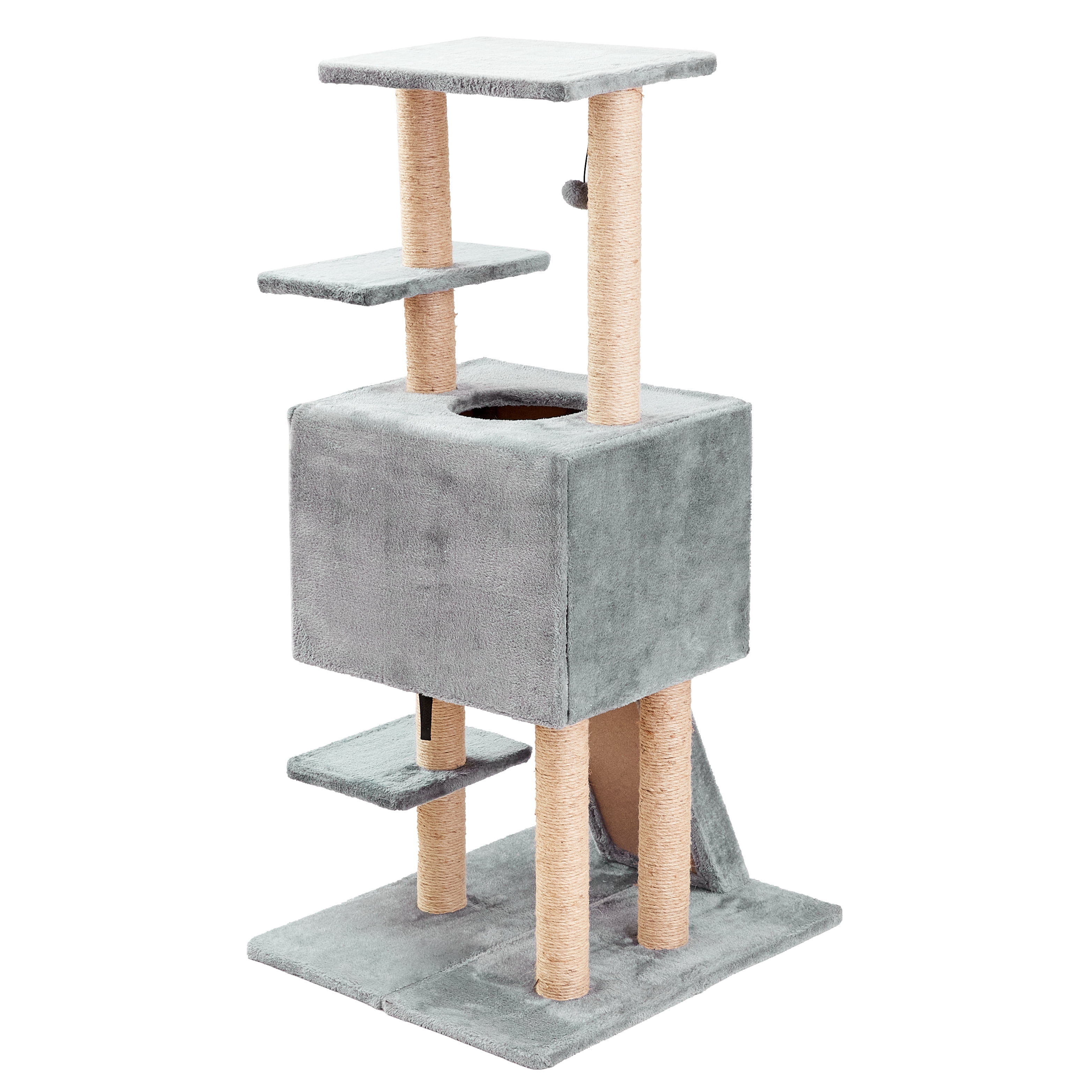 Two by Two Cortland Cat Tower, Scratch Pad and Playground