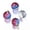 Cerise, variant on 20pcs Faceted Crystal Glass Ball Pendants Round Colorful Hanging Charms 12x8mm-Colorful #2