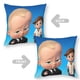 thumbnail image 2 of Bebé Jefe: Niño Blanco Fundas de almohada de terciopelo con tema, regalos de funda de almohada, decoración para el hogar, cojín de lanzar, regalo de cumpleaños para fans y parejas. 50cm x 50cm., 2 of 6