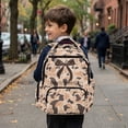 thumbnail image 5 of Jeiento Camo Deer Bow School Backpacks for Girls 8-12 Bookbags Large Capacity School Bags with Zipper Pockets for Primary Students 17 Inch Rucksack, 5 of 7