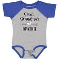 thumbnail image 3 of Inktastic Great Grandmas Favorite Heart Great Grandchild Boys or Girls Baby Bodysuit, 3 of 5