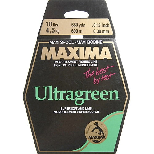 Maxima MOSS-2 Ultragreen Monofilament Fishing Line 1-Shot Spool 2Lb 280 Yards 