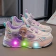 thumbnail image 3 of Kids LED Light Up Sneakers Girls Running Shoes Lightweight Sport Outdoor Walking Shoes for Girls Christmas Birthday Children Show Gift (Toddler/Little Kid/Big Kid) ﻿, 3 of 6