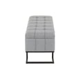 thumbnail image 3 of Midas Contemporary Storage Bench by LumiSource, 3 of 8