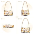 thumbnail image 7 of FORMRS Womens Shoulder Bag with Chain Strap Clutch Purse Cute Tote Handbag, Beige Retro Rainbow, 7 of 7