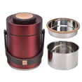 thumbnail image 2 of Insulation Bucket, High Density Keeps Food Warm Optimal Heat Retention Insulated Lunch Box 304 Stainless Steel 3 Layer Insulated Food Jars For Work Travel Picnic, 2 of 8