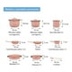 thumbnail image 2 of Batería De Cocina De Peltre Rubí 11 Piezas Color Rosa Cinsa, 2 of 4