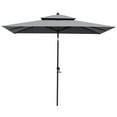 thumbnail image 5 of Pellebant Garden 9’ Rectangular Patio Umbrella with Push Button Tilt, 5 of 9