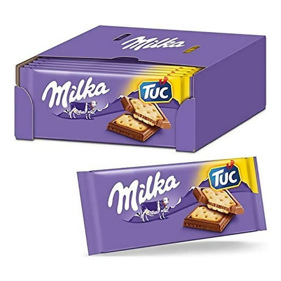 Milka TUC Sandwich au Chocolat 87 G (Lot de 6)