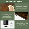 thumbnail image 5 of Costway 32" Farmhouse Accent Storage Cabinet with Sliding Barn Door & Adjustable Shelves, 5 of 10