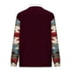 thumbnail image 4 of Sudadera sin capucha para hombre, informal, a la moda, con cuello alto, estampado étnico, cremallera, jersey de manga larga, blusa de poliéster para hombre, 4 of 5