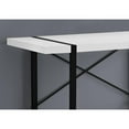 thumbnail image 4 of Monarch Specialties Computer Desk, Home Office, Laptop, 48"L, Work, White Laminate, Black Metal, 4 of 5