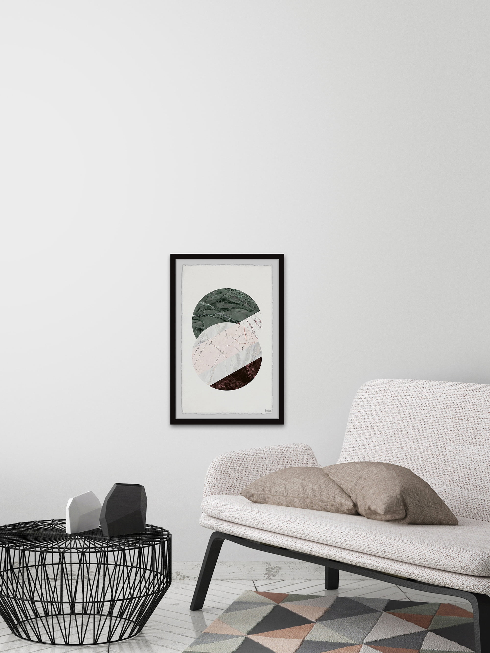 Parvez Taj "Round Marbles" Framed Painting Print