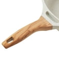 thumbnail image 4 of The Pioneer Woman Prairie Signature 6-Quart Cast Aluminum Jumbo Sauté Pan, Linen Speckle, 4 of 6