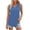 Blue, variant on Basics Tank Tops for Women, Cotton Flex Tank Tops Women's Solid Color V Neck Cover Strip Casual Blouse Black XXL