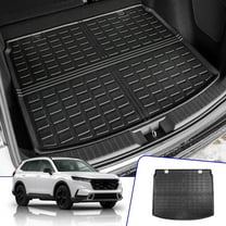 Cargo Mat Compatible with 2023 2024 Honda CRV Hybrid Cargo Liner Trunk Mat TPE All Weather Trunk Liner Honda CR-V Accessories (Fit Upper Deck, Trunk Mat)